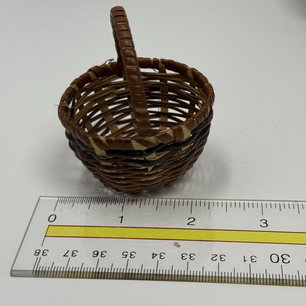 Set of 20 Mini Rattan Baskets | Handmade Woven Boho Decor - Picture 10 of 11